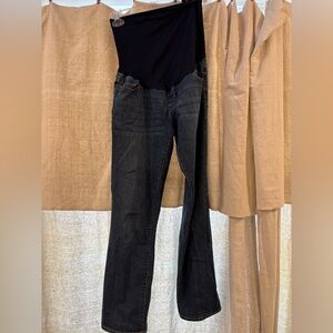 Liz Lange Women's Dark Blue Boot Cut Jeans